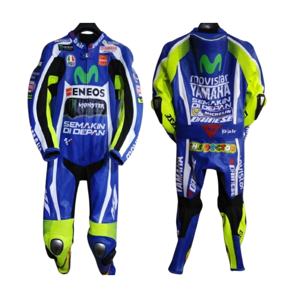 Yamaha Custom Made Motorbike Leather Racing Suit Replica