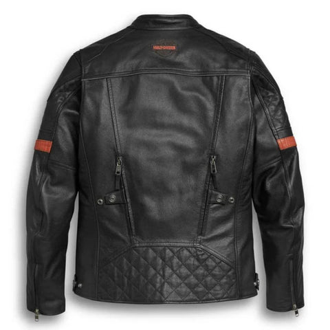 Harley Davidson Replica Leather Motorcycle Jacket