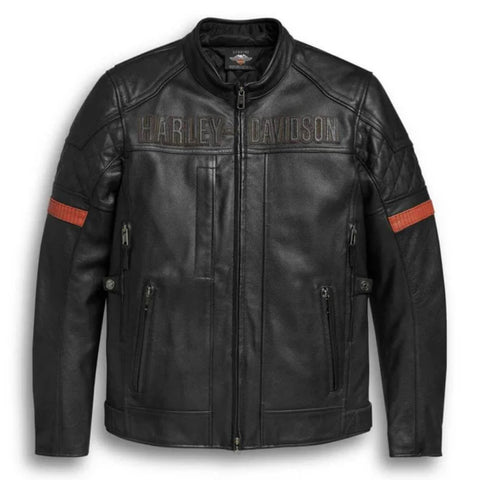 Harley Davidson Replica Leather Motorcycle Jacket