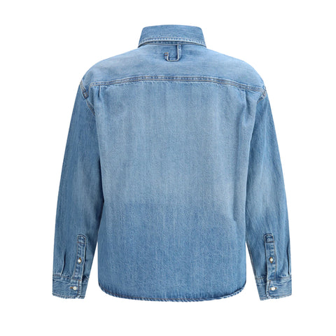 Indigo Denim Shirt Blue