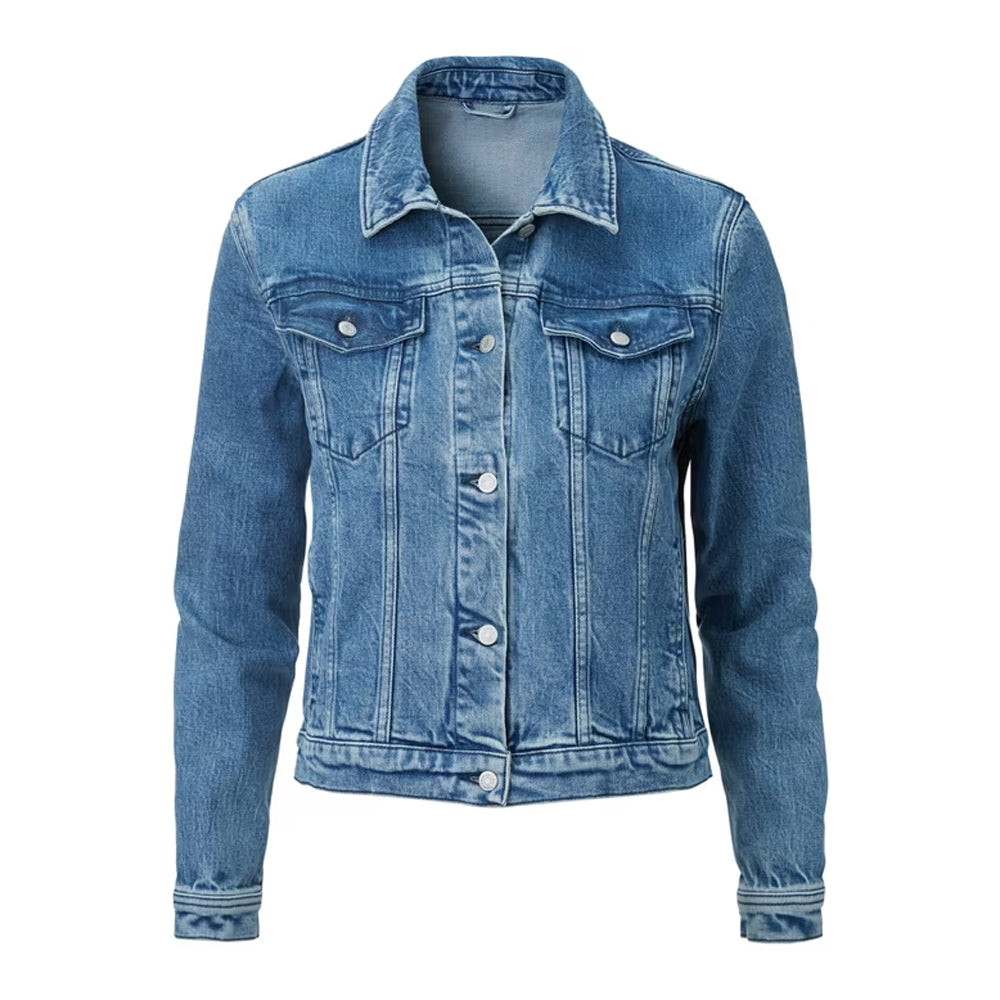 Straight-Cut Denim Jacket