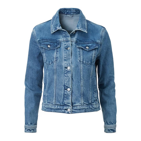 Straight-Cut Denim Jacket