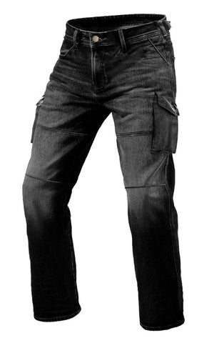 DARK GRAY KEVLAR CARGO JEANS