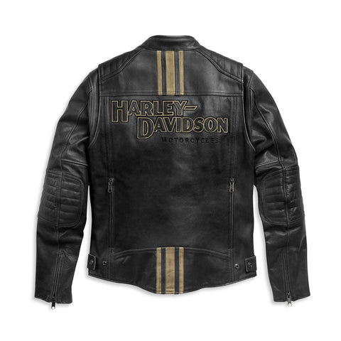 Replica Harley Davidson Triple Vent Passing Leather Jacket