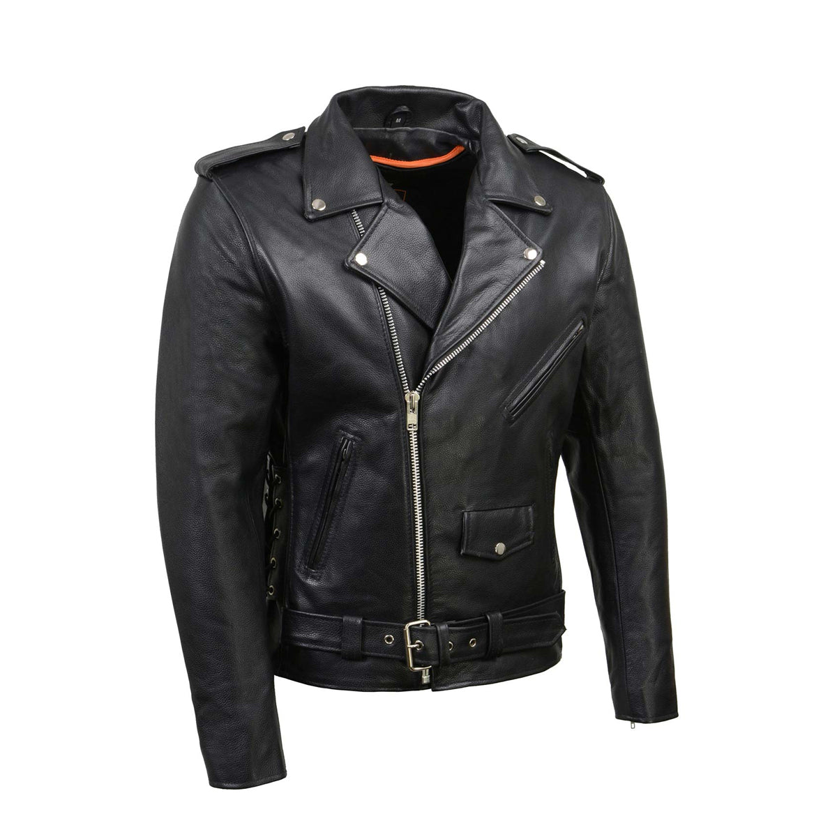 Black Classic Motorcycle Jacket