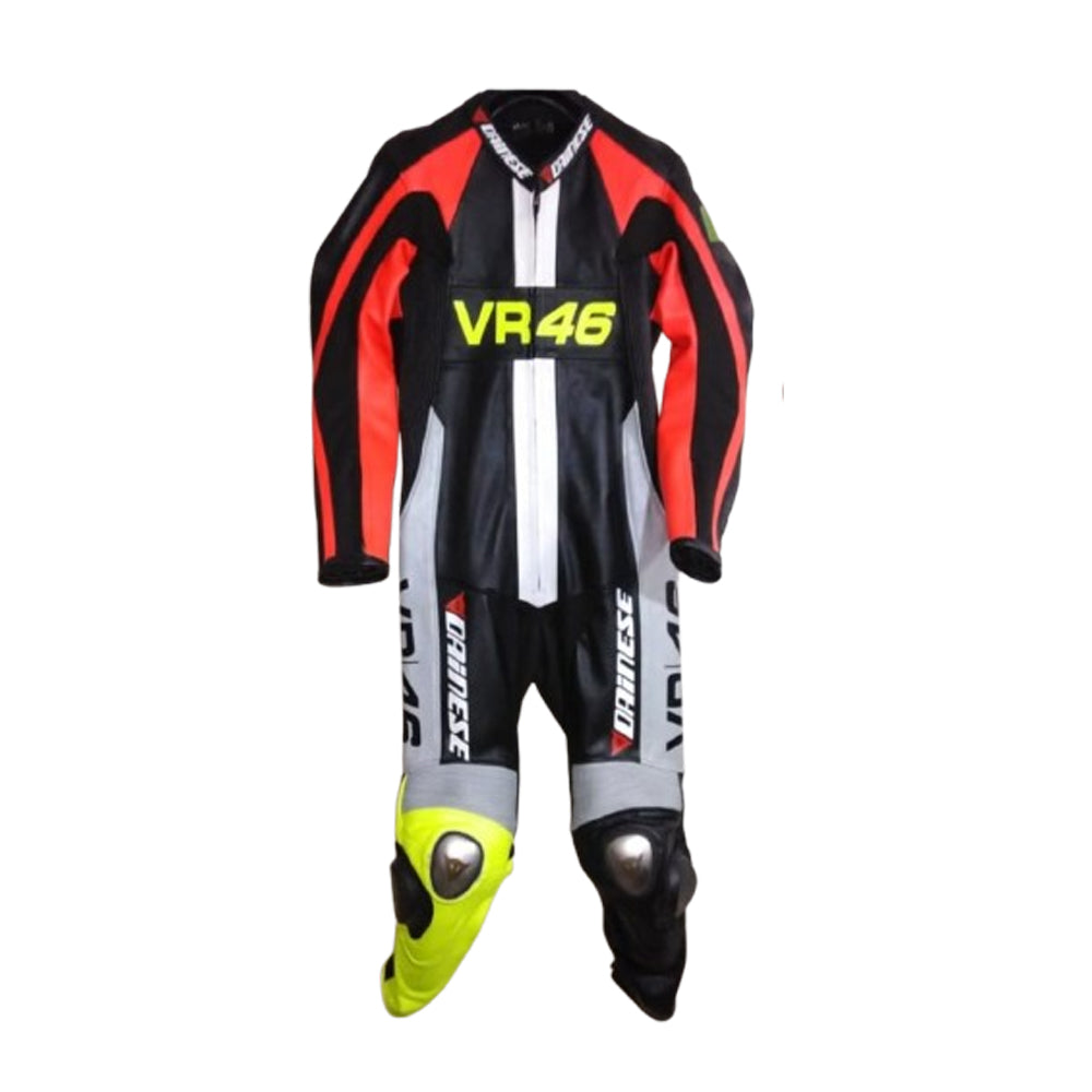 Dainese VR 46 Custom Made Motorbike Leather Racing Suit Replica