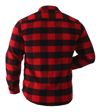 RED BLACK KEVLAR SHIRT STYLISH FLANNEL SHIRT