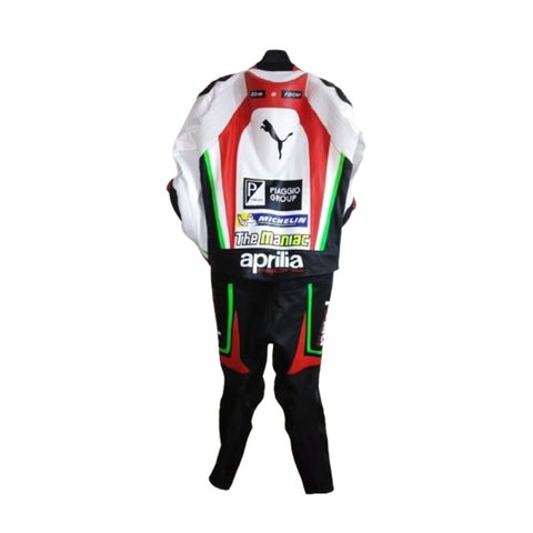 Aprilia Custom Made Motorbike Leather Racing Suit Replica