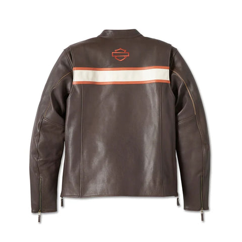 Replica Men's Victory Lane Harley Davidson Leather Jacket
