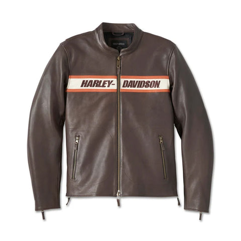 Replica Men's Victory Lane Harley Davidson Leather Jacket