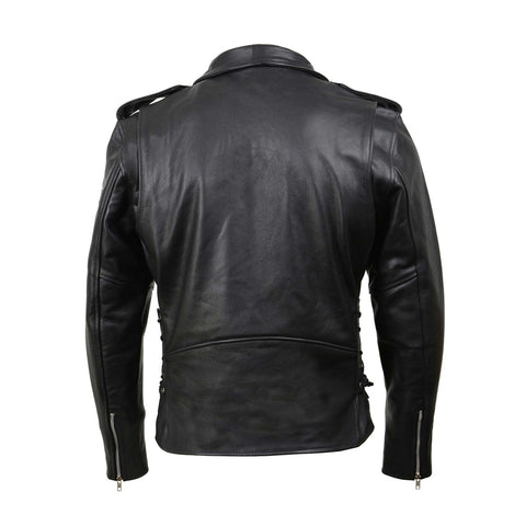 Black Classic Motorcycle Jacket