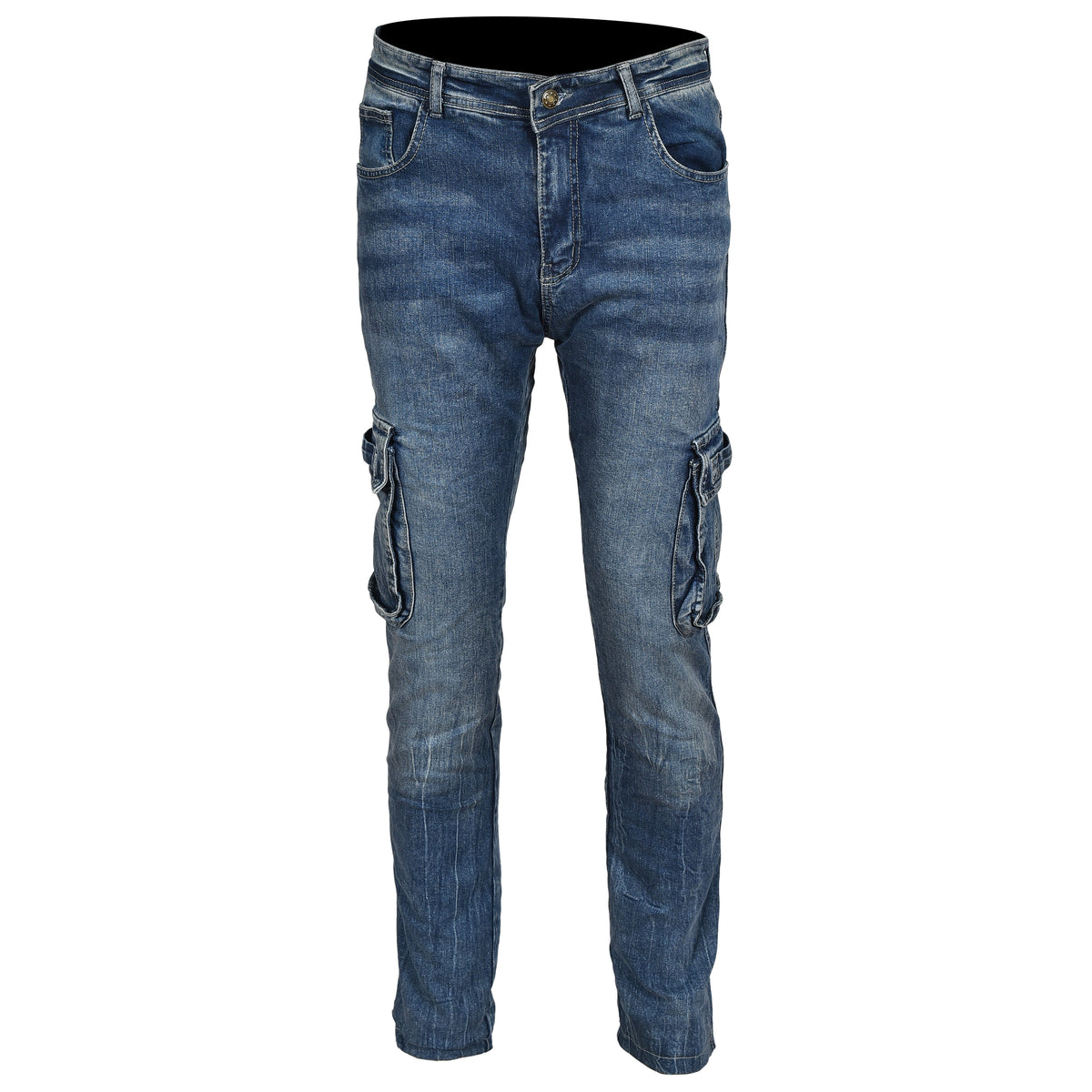 Blue Motorcycle Kevlar Jeans Motorbike Protective Pants