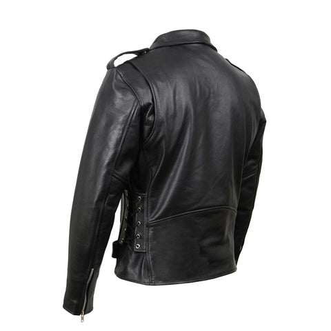Black Classic Motorcycle Jacket
