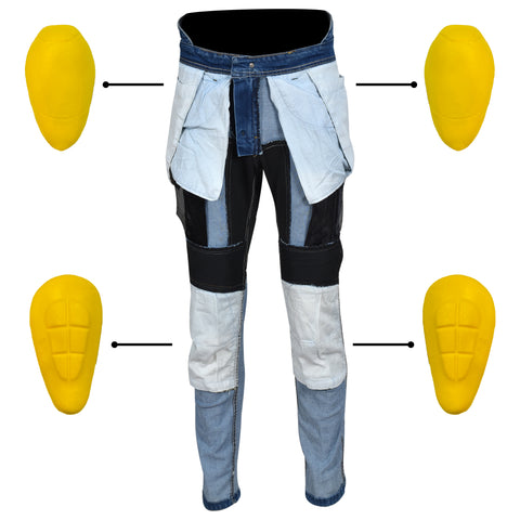 Kevlar Motorcycle Jeans Motorbike Protective Pants