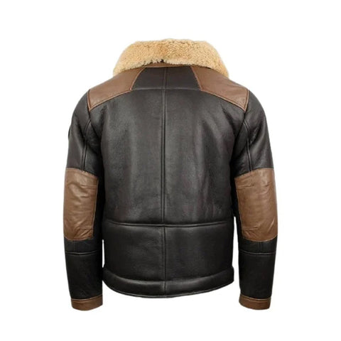 Men's F-35 Aviator Leather Sheepskin Jacket