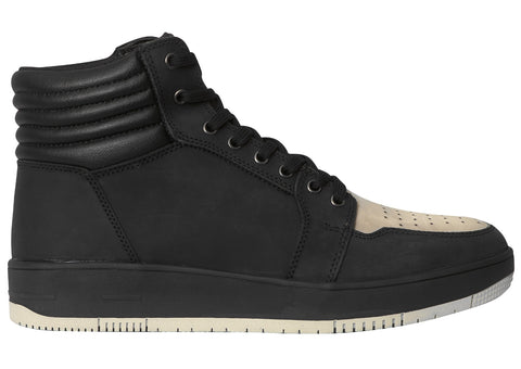 BLACK/GREY STREET AIR ANKLE MOTORCYCLE SNEAKERS
